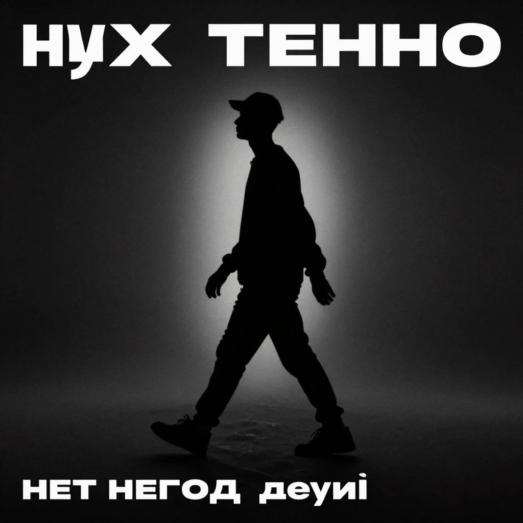 Обложка трека в стиле пох техно. иду в перед нет преград — работа пользователя Неземная Трансмутация