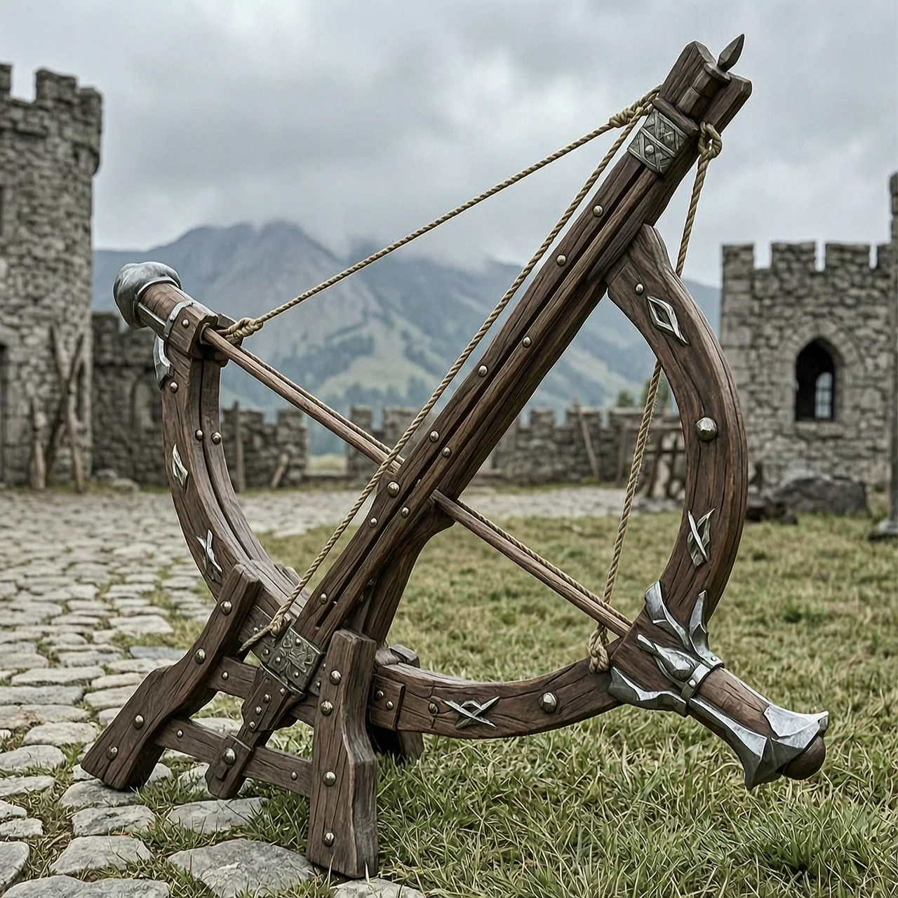 Средневековый тяжёлый арбалет фентези — работа пользователя Харизматичная Гидродинамика