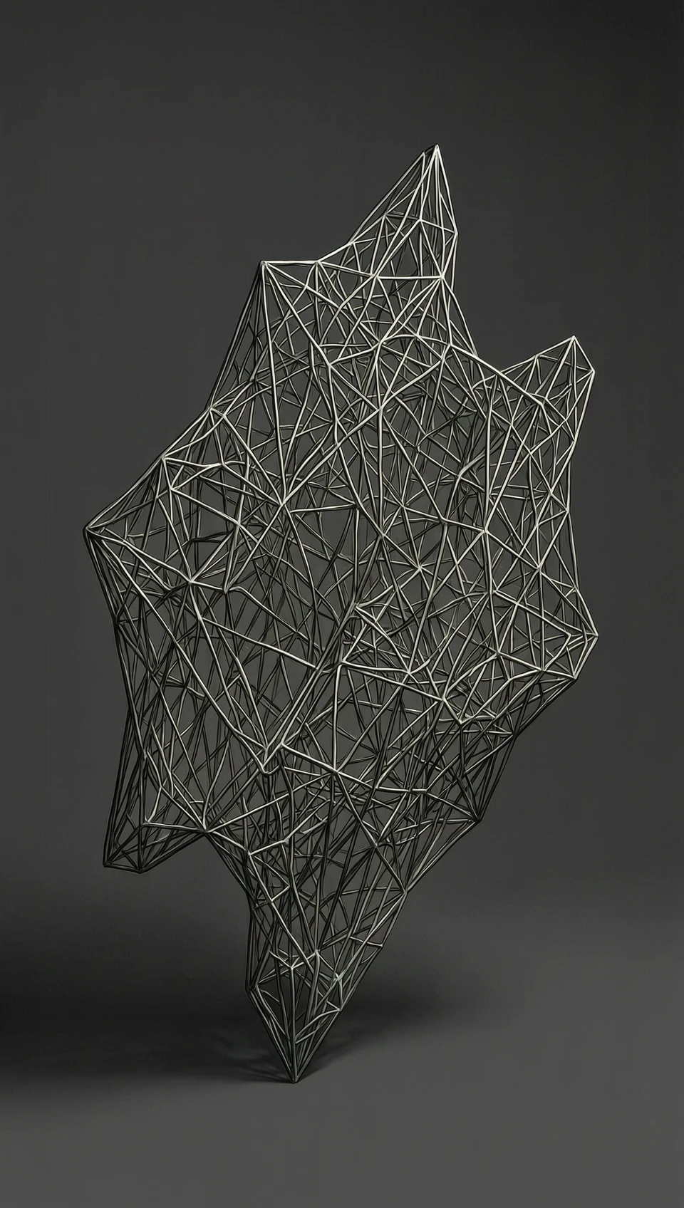 A psychosocial structure that doesn't exist but occupies space. Jagged, incomplete, humming at a frequency just below hearing. No color, only the idea — работа пользователя…
