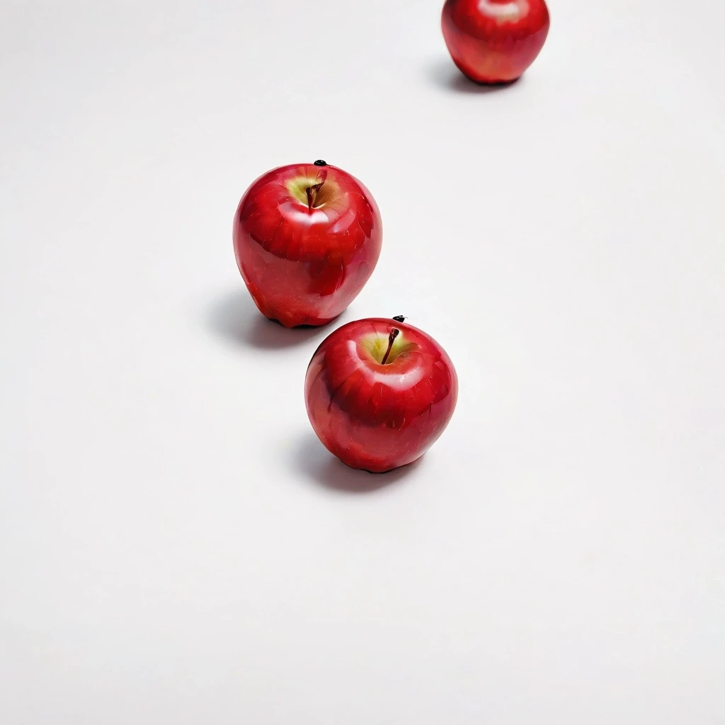 a red apple on a white table — работа пользователя Эффектная Сфера