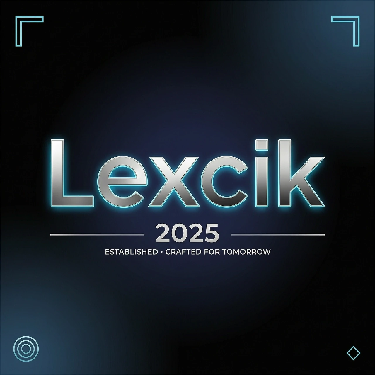 сделай красивое оформление надписи "Lexcik" и напиши вместо 2024 года 2025 — работа пользователя Неповторимый Мираж