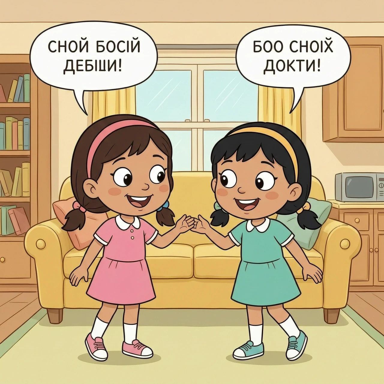 Создать анимационный мультфиль про своих дочек — работа пользователя Золотистый Чародей