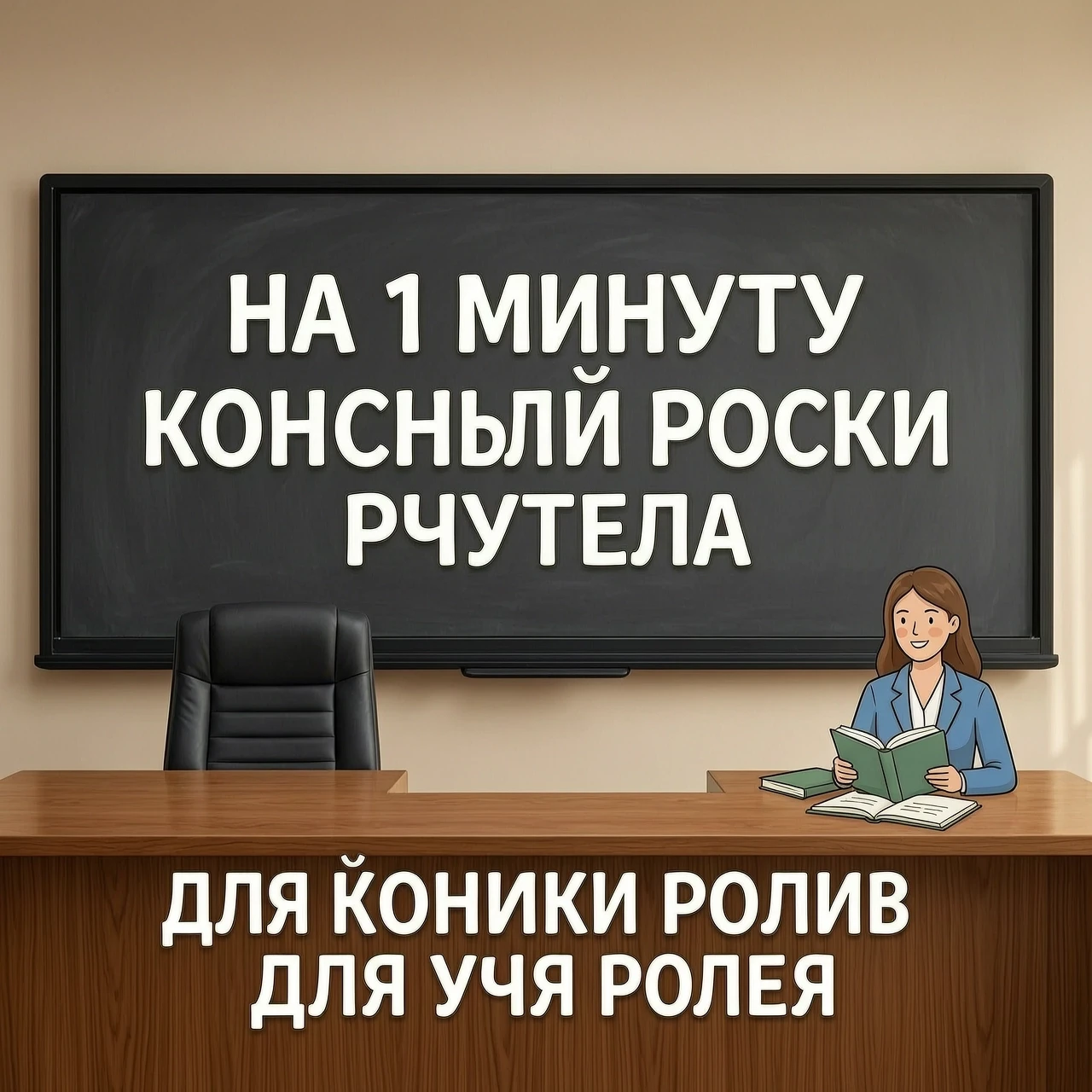 создать видео на 1 минуту для концовки ролика для учителя — работа пользователя Вулканическая Банши