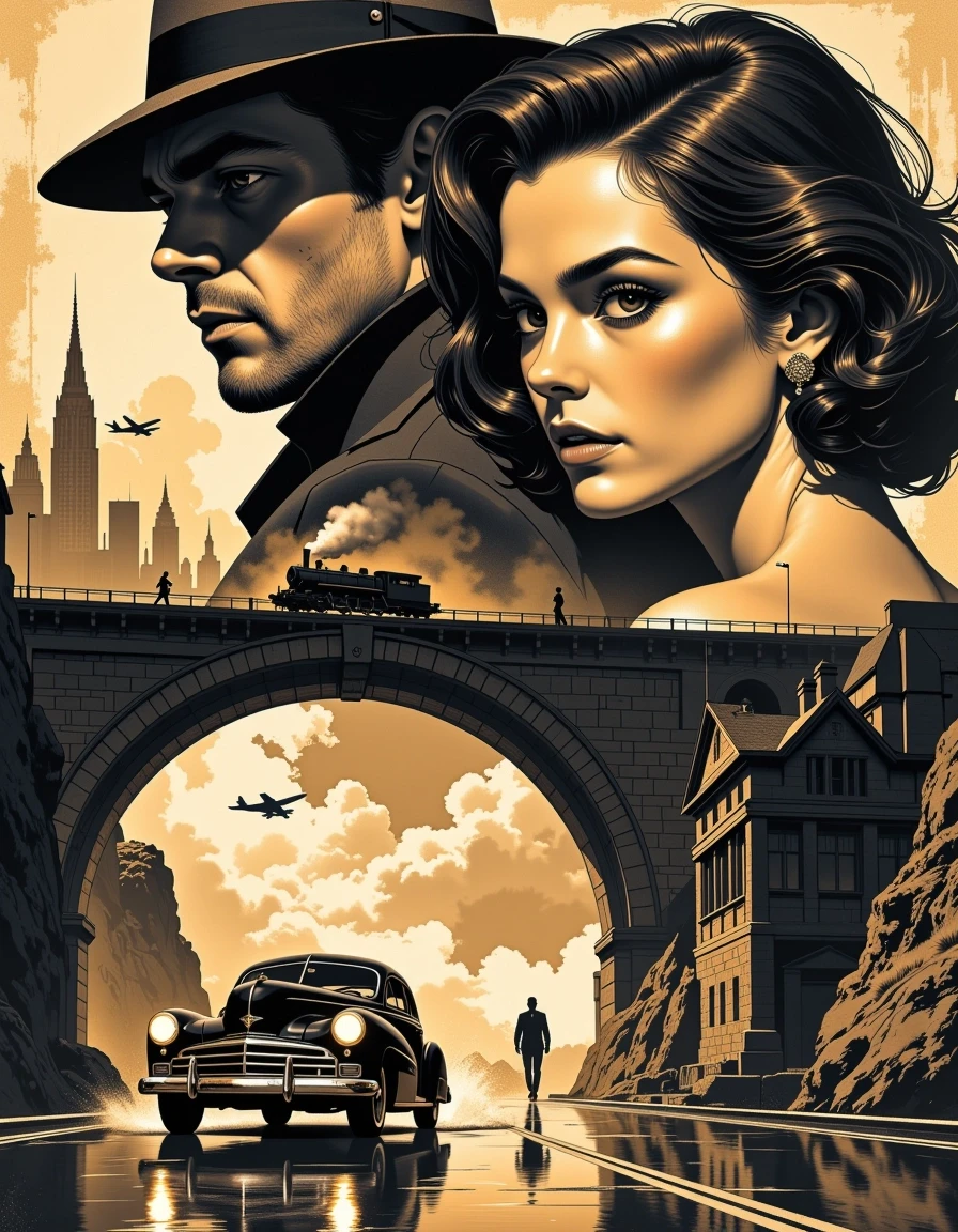 A masterpiece, in the style of the 1980s, with bold lines, dynamic strokes and rich textures, on background with a touch of nostalgia, perhaps with subtle drawings inspired by…