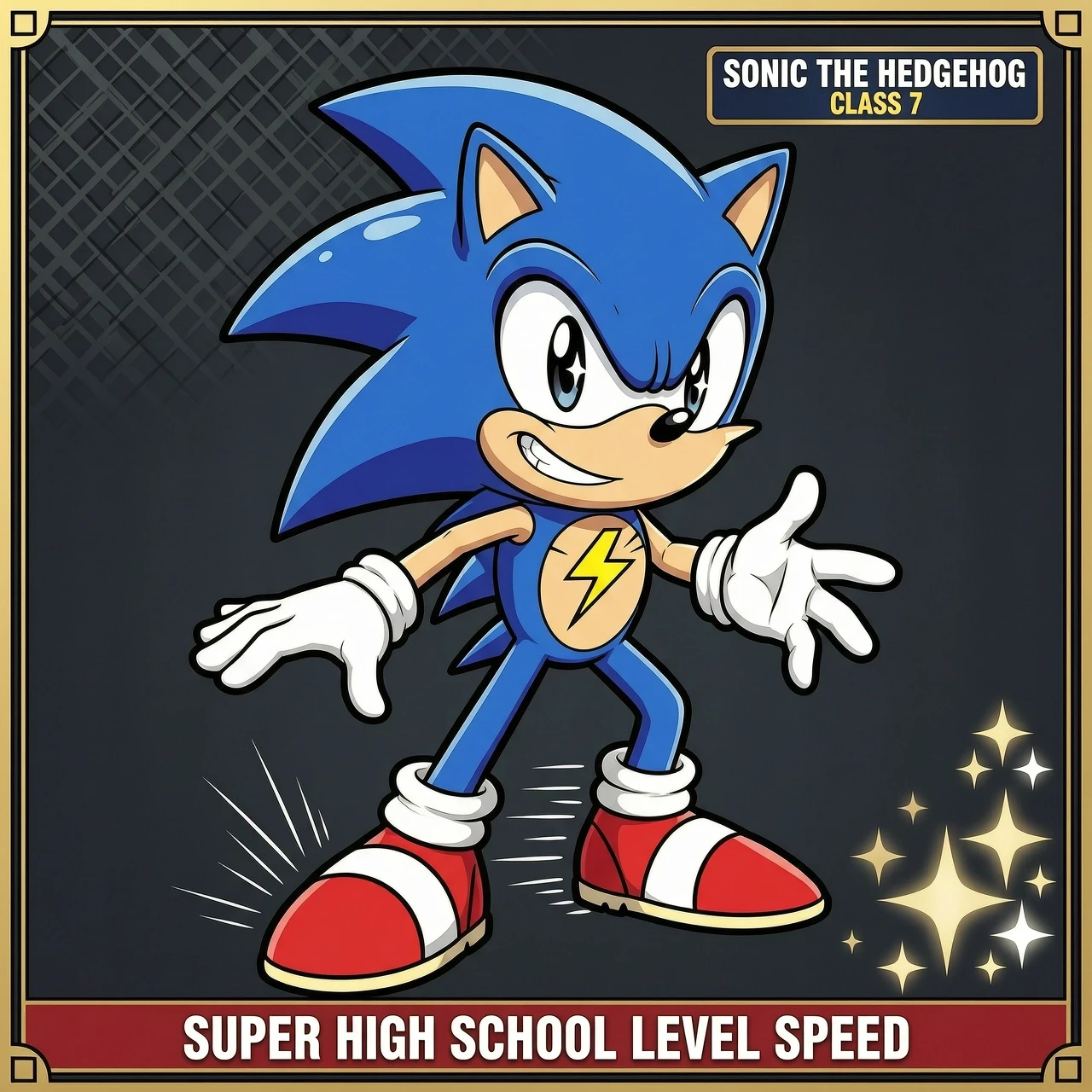 Make a Sonic sprite in Danganronpa — работа пользователя Фантастическая Роса
