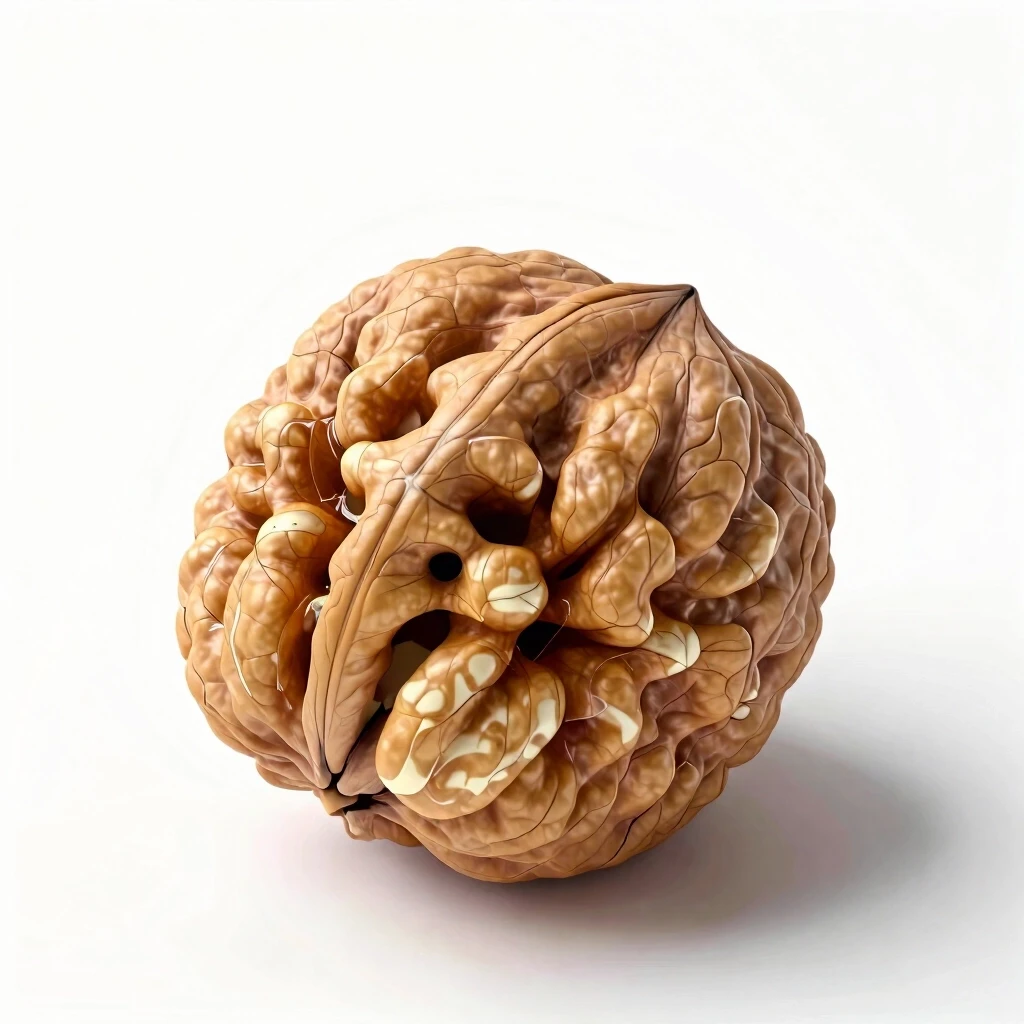 Professional photo of the award winner on a perfect white background. A masterpiece, very beautiful. walnut. — работа пользователя Радужный Чародей