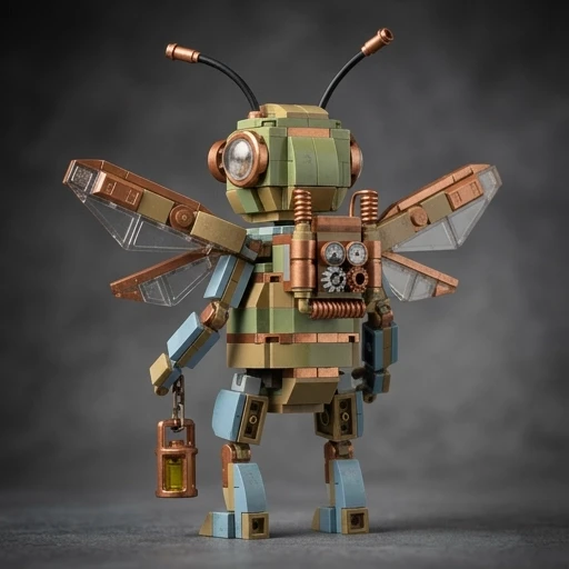 A never-before-seen original LEGO creation: [Maya the Bee]. Designed as a unique custom minifigure or brick-built character NOT found in any official LEGO set, catalog, or fan…