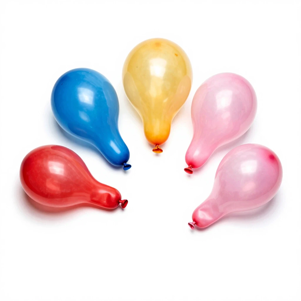 balloons that are not inflated lie beautifully on a light background — работа пользователя Безумный Светомант