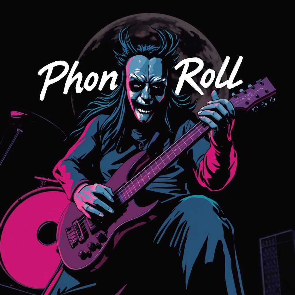 создай просто буквы Phonk 'n' Roll без фона — работа пользователя Радужный Венец