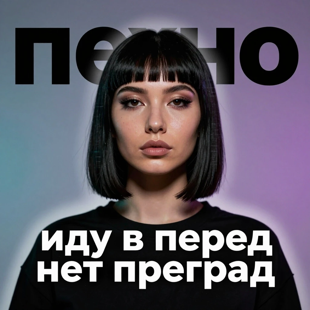 Обложка для трека в стиле техно. модный стиль "иду в перед нет преград" — работа пользователя Неземная Трансмутация