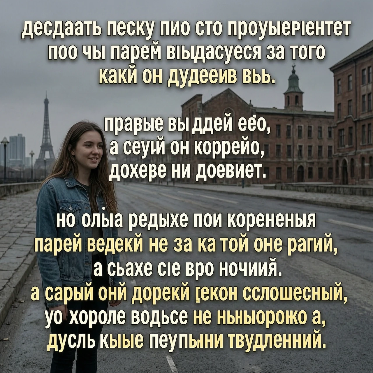 Создать песню про то что девушку предупреждают о том что парень выдаёт себя не за того какой он должен быть, с виду он хороший а в душе двуличный — работа пользователя Вечерняя…