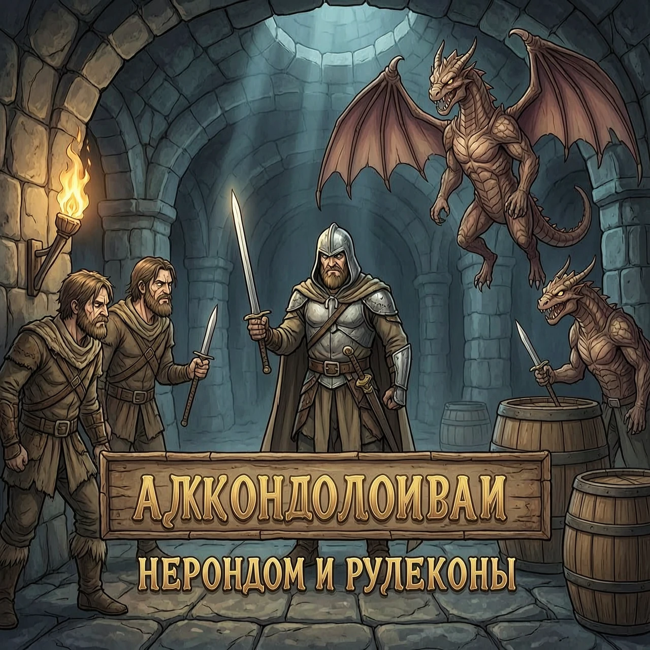 Алкоголиков в подземелье Рандомайзер и драконы Герой и рулетка с названиям герондом и рулеконы — работа пользователя Зимний Мираж