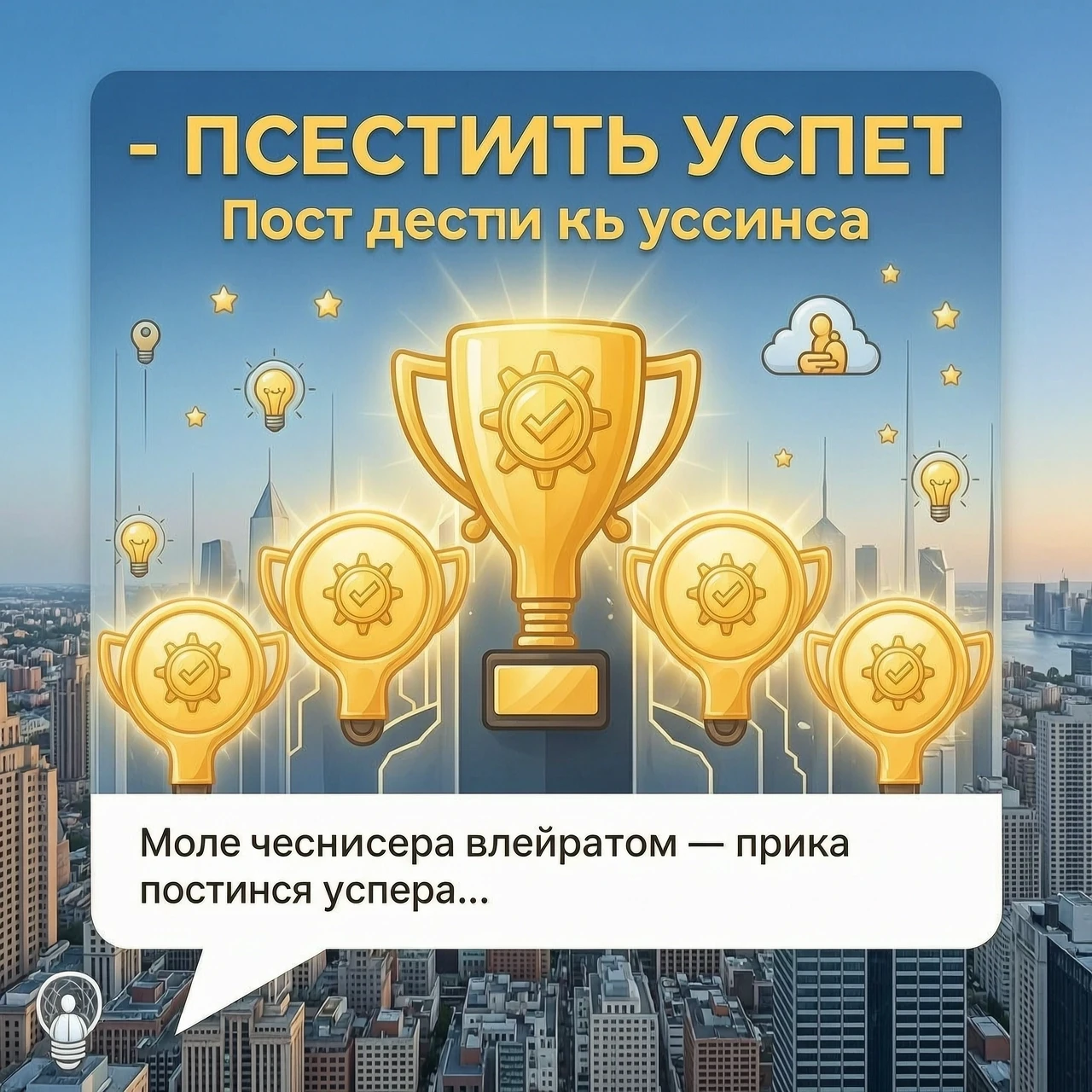 мне необходима картинка для поста в группу вконтакте про успех, пост связан с тем как достичь успех — работа пользователя Непоколебимый Голос