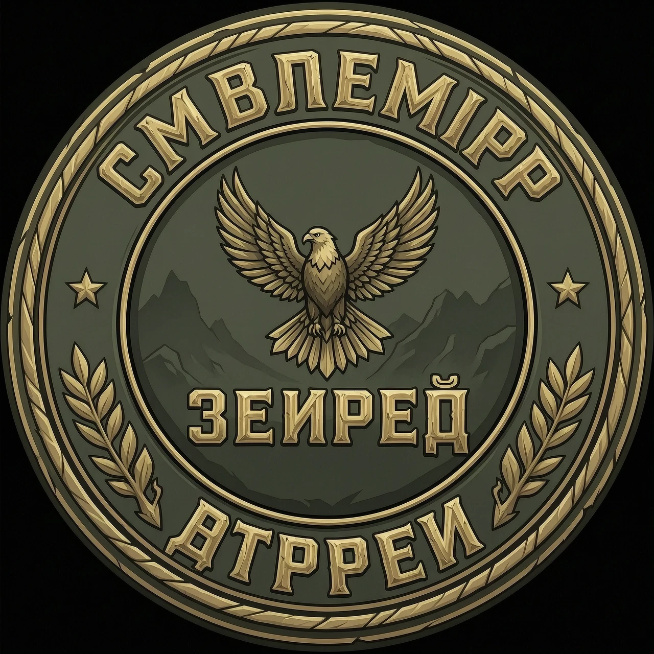 Сделай эмблему группировки долг из игры сталкер но измени названия ястреб — работа пользователя Удивительная Поляризация