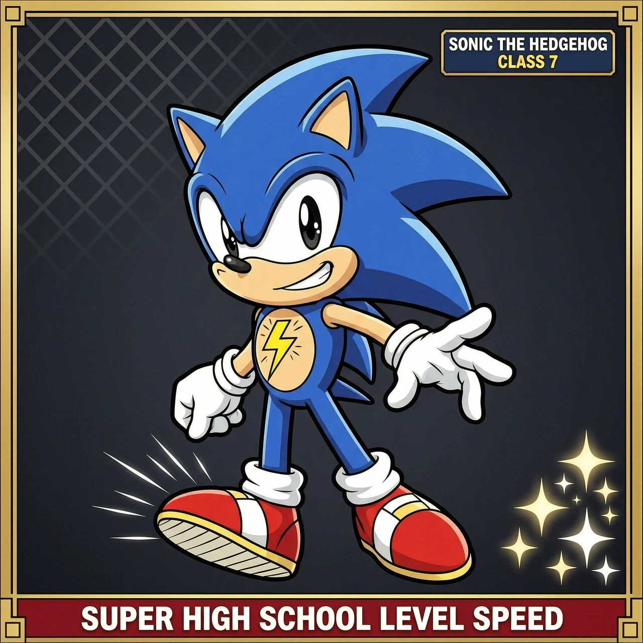 Make a Sonic sprite in Danganronpa — работа пользователя Фантастическая Роса