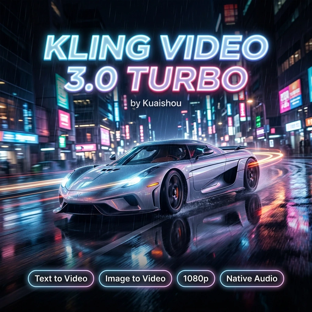 Kling VIDEO 3.0 Turbo — AI-модель генерации видео