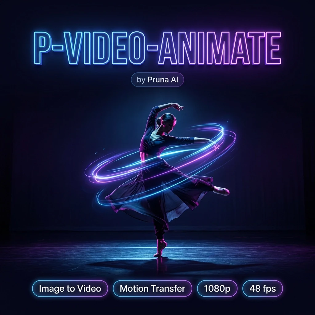 P-Video-Animate — AI-модель генерации видео