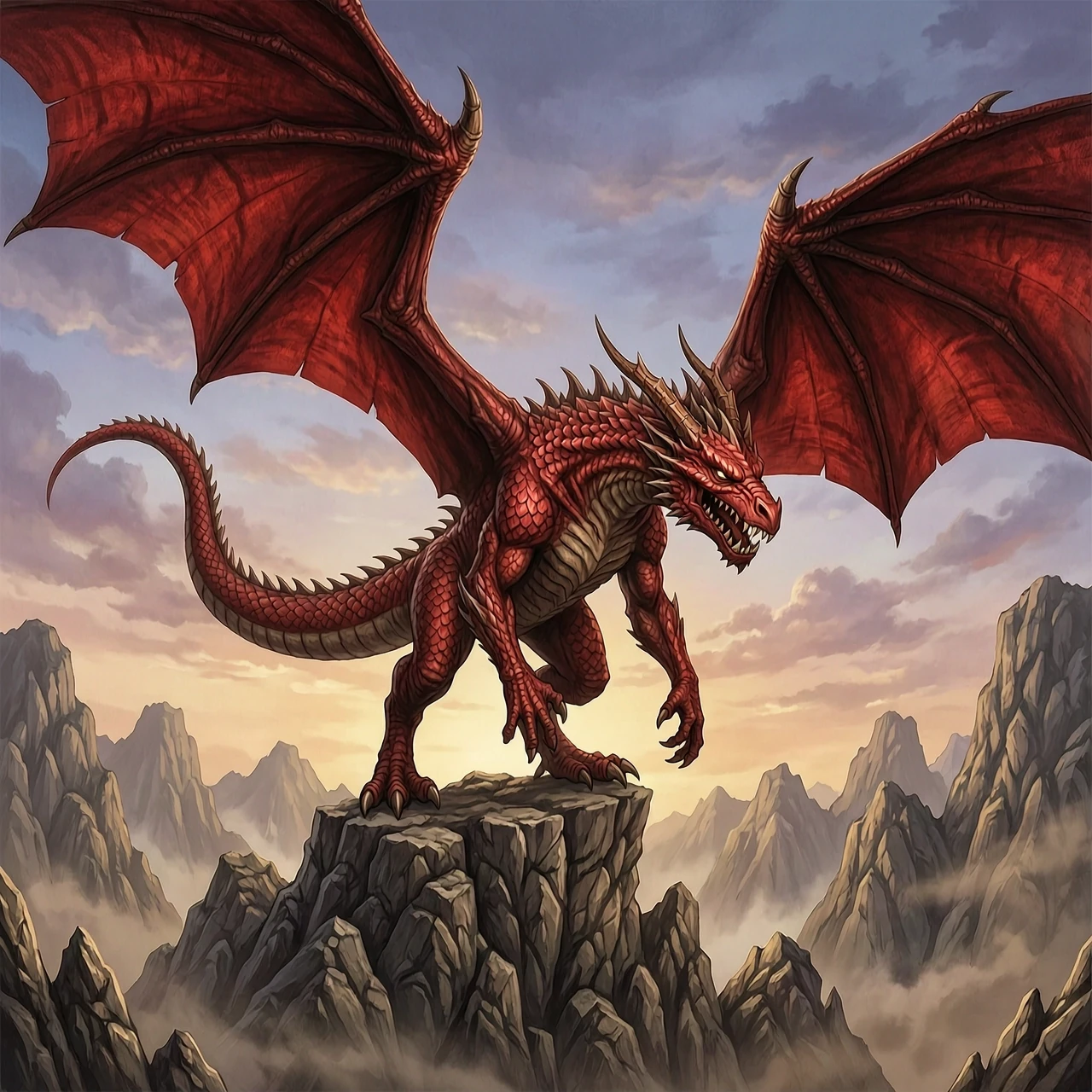 Epic Red Dragon — работа пользователя Зимний Шаман
