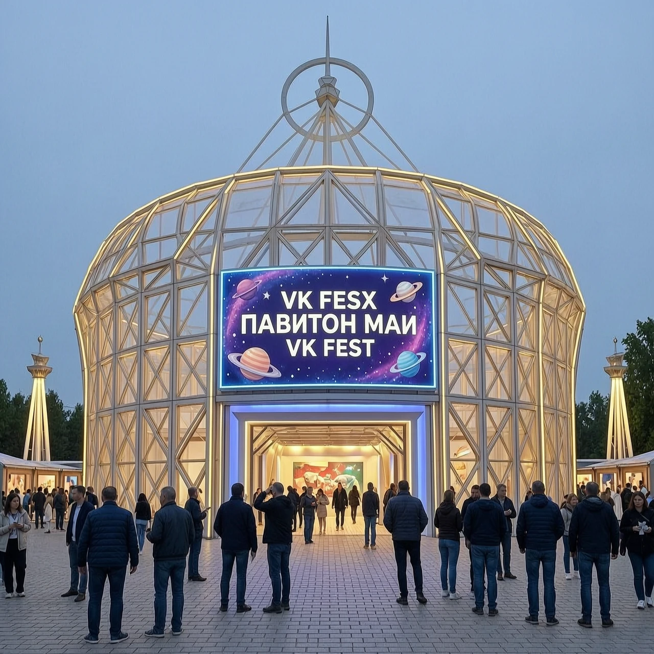 Космический павильон МАИ на ВДНХ на Vk fest — работа пользователя Масштабная Эльфийка