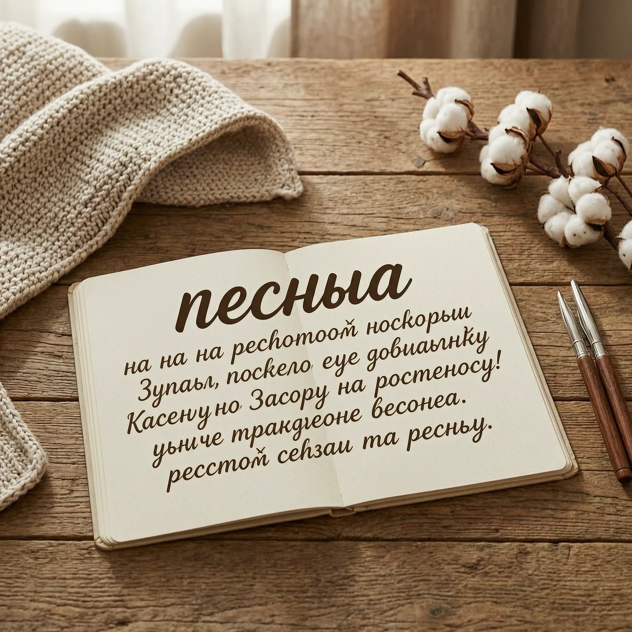песню на готовый текст — работа пользователя Живописный Катод