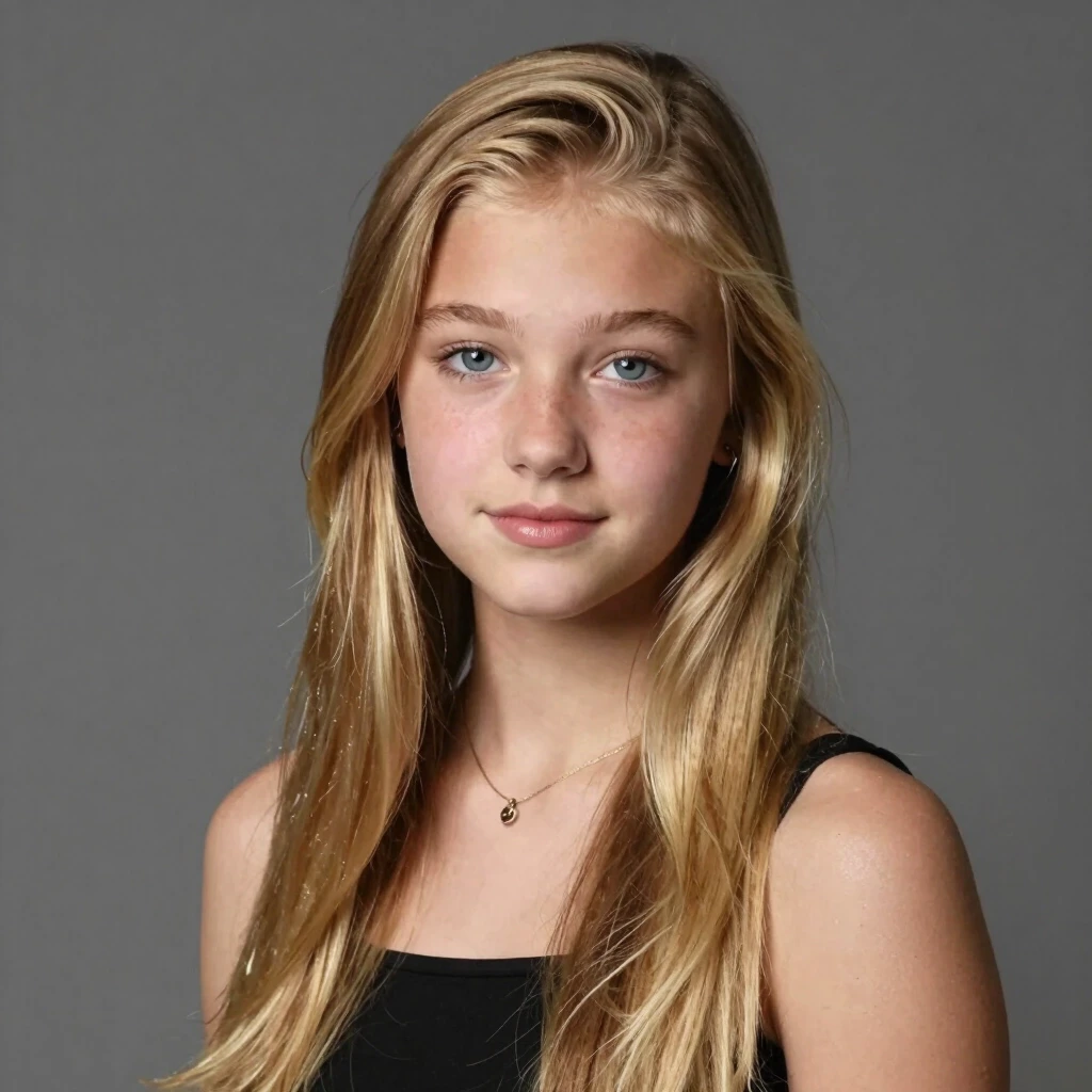 beautiful sixteen-year-old girl with long blonde hair — работа пользователя Энергичная Волна