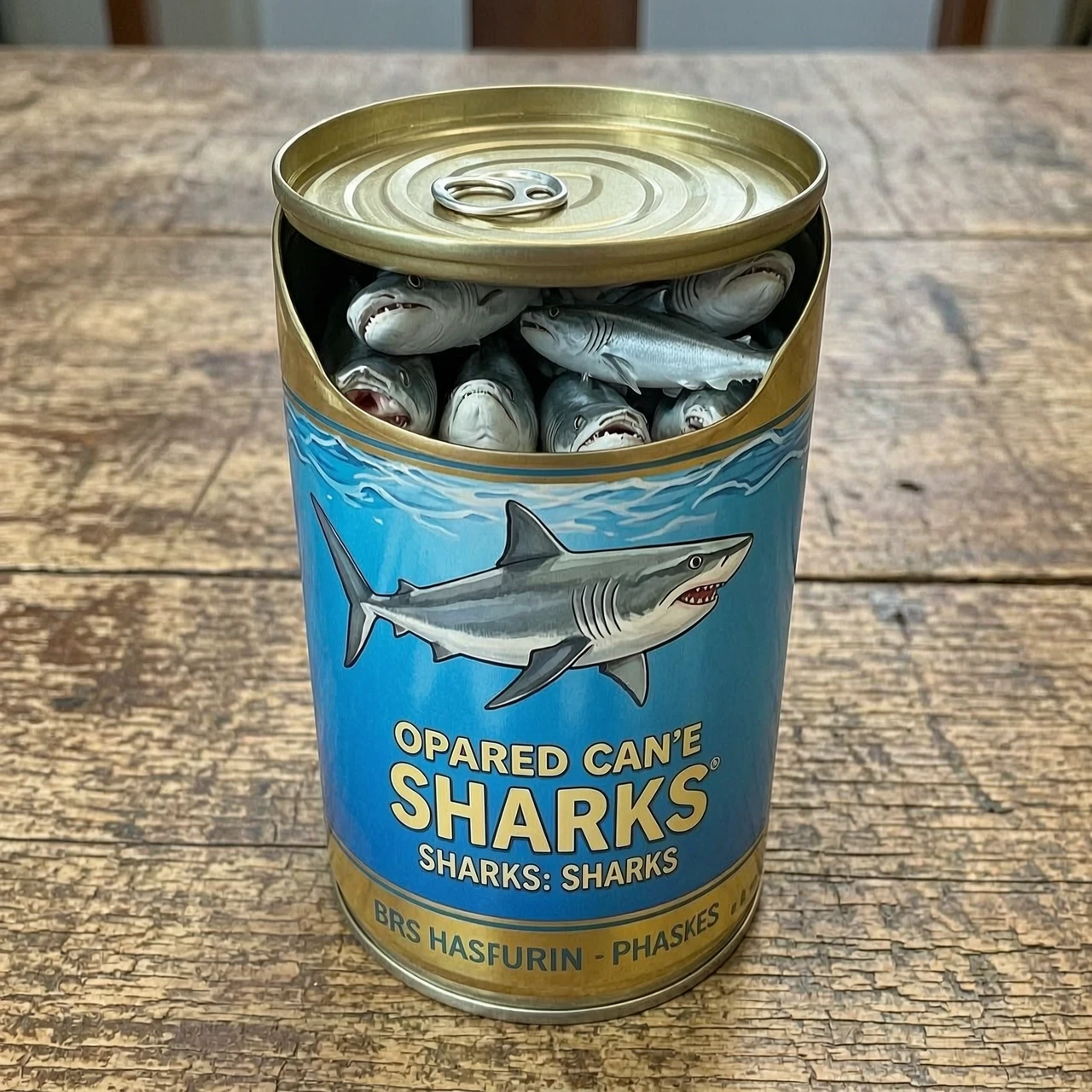 opened can of sharks — работа пользователя Интересный Маг