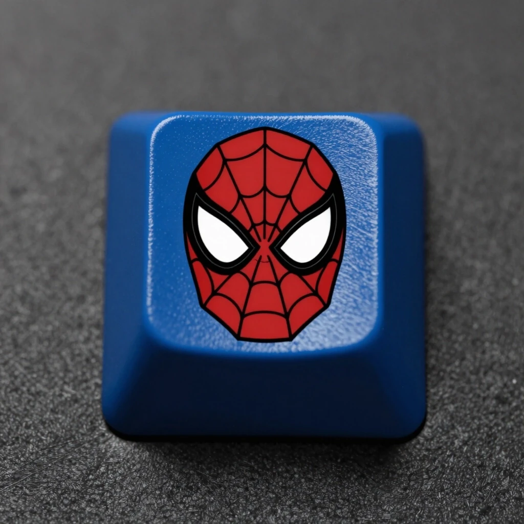 spider-man head keycap — работа пользователя Радужная Оптика