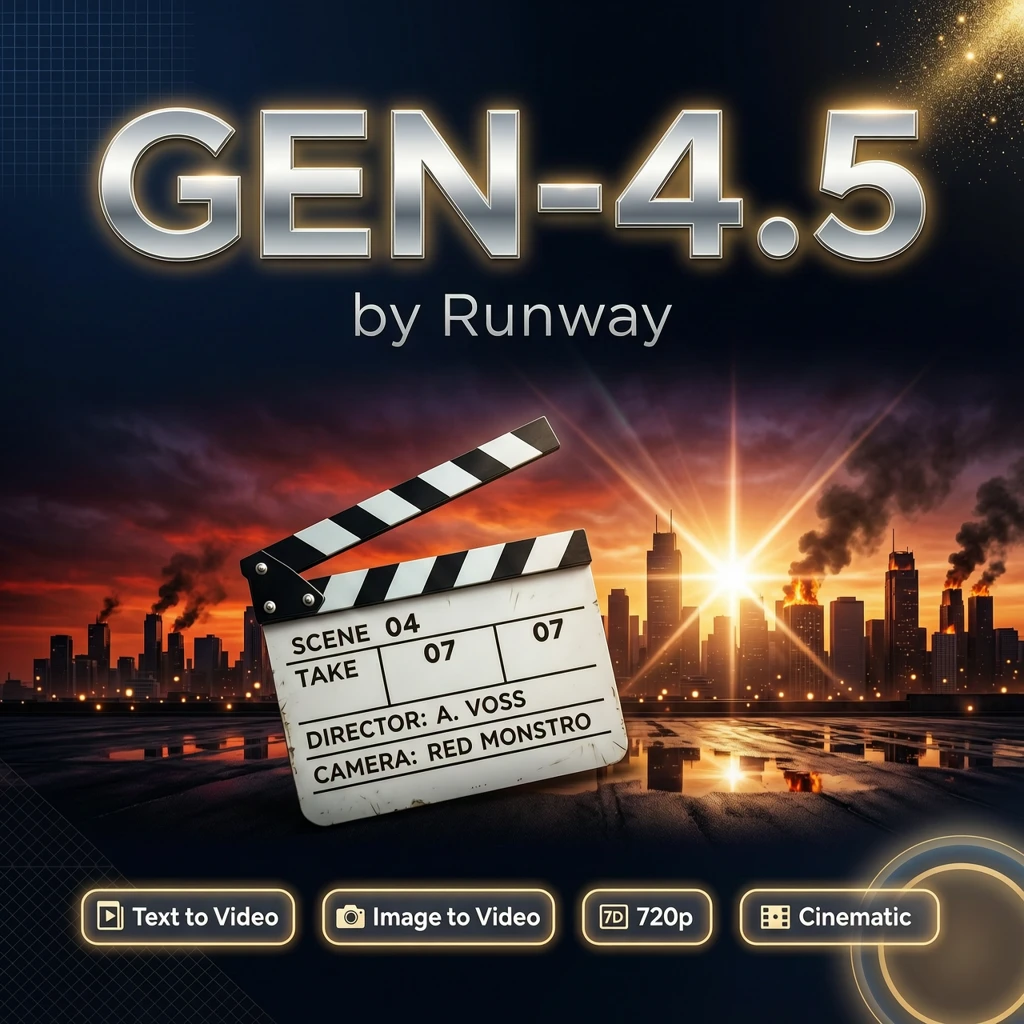 Runway Gen-4.5 — AI-модель генерации видео