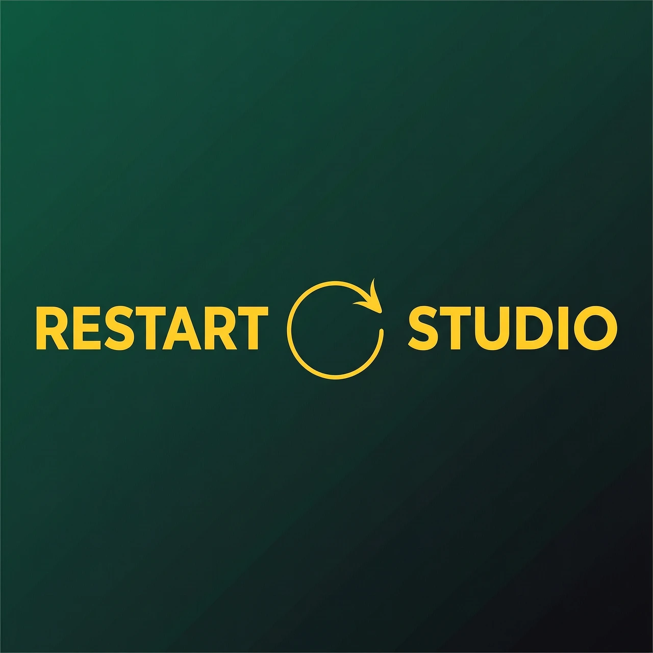 Логотип для студии детейлинга. Название: RestArt Studio. Композиция: слева "RestArt", по центру — знак перезагрузки, справа — "Studio". RestArt ⟳ Studio Знак…