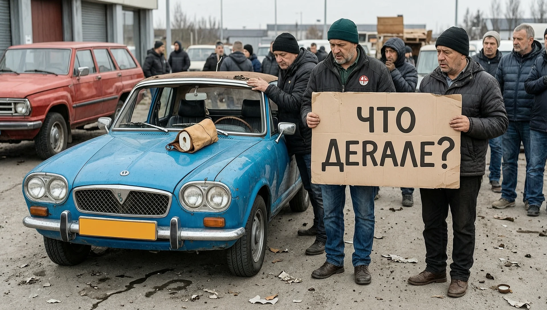 Дефицит топлива, бензина нет и добавь надпись Что дальше? — работа пользователя Неповторимый Солитон