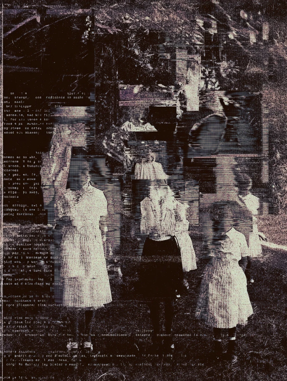 people with mental and paranormal developmental characteristics and psyker abilities of the closed educational institution, slight optical aberrations and fluctuation artifacts…