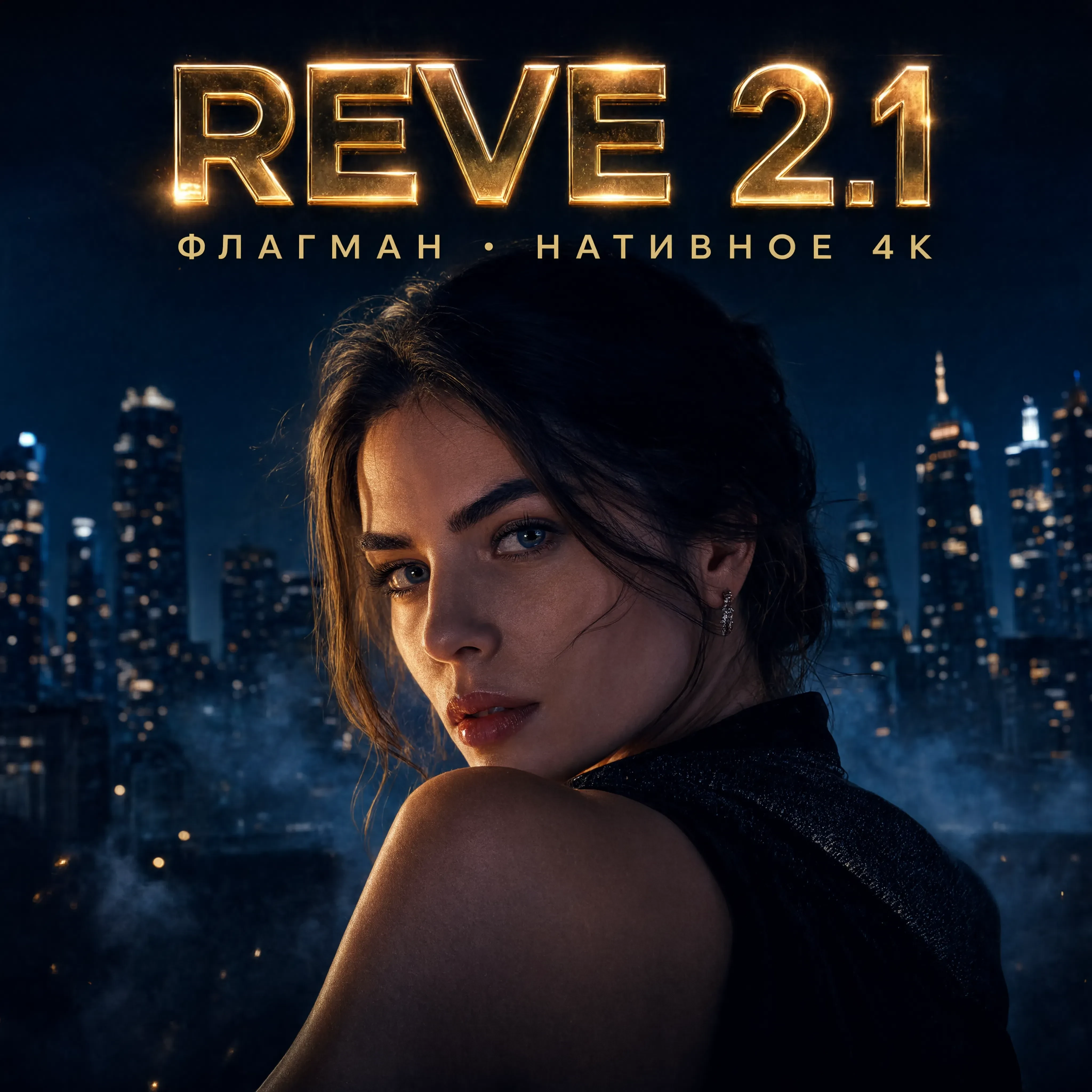 Готовый премиальный рекламный key-visual флагманской нейросети изображений, вертикальный формат 4:5, нативное 4K, качество глянцевого постера класса luxury-бренда. Hero во весь…