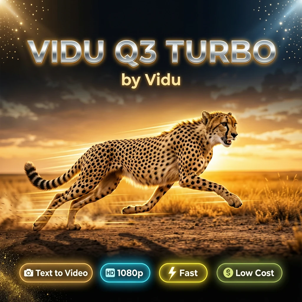 Vidu Q3 Turbo — AI-модель генерации видео