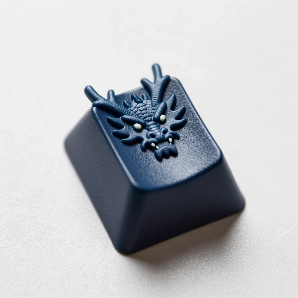 Dragon-shaped keycap for gaming keyboard — работа пользователя Радужная Оптика