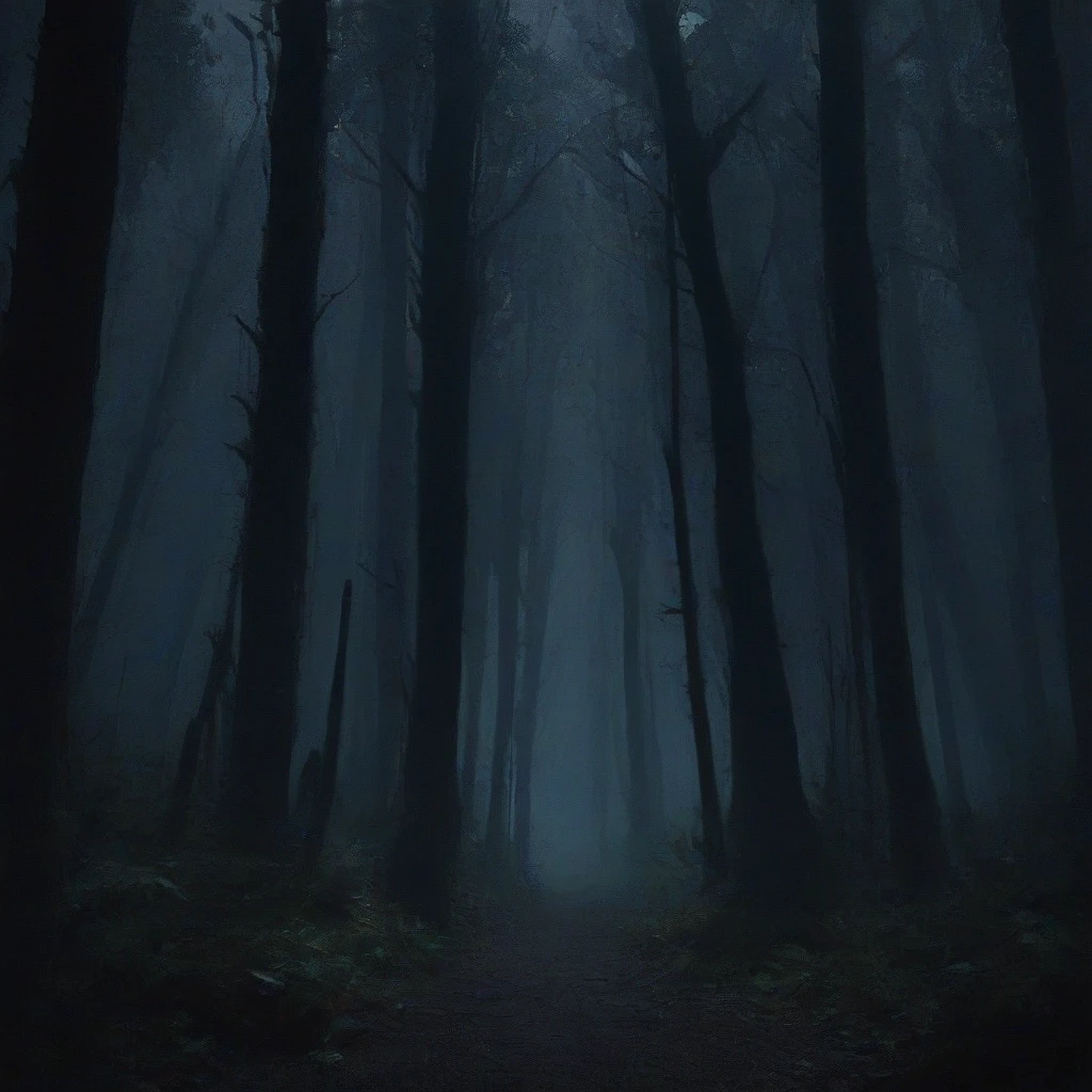 dark vilage in the forest — работа пользователя Могущественная Тьма