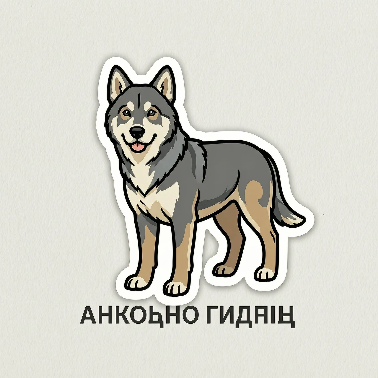 стикер, животное гибрид — работа пользователя Таинственный Ореол