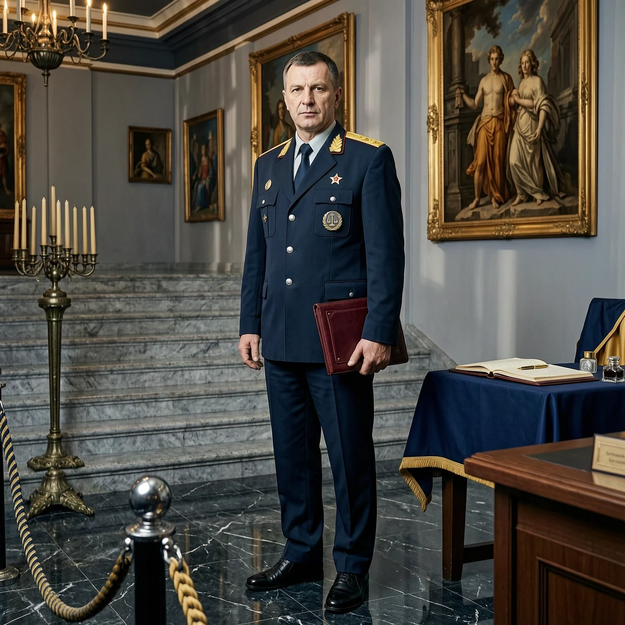 Картинка на тему дня сотрудника органов следствия России (надписей не надо). Фотки должны быть сочными и выглядеть роскошно, дорого, величественно, реалистично. — работа…