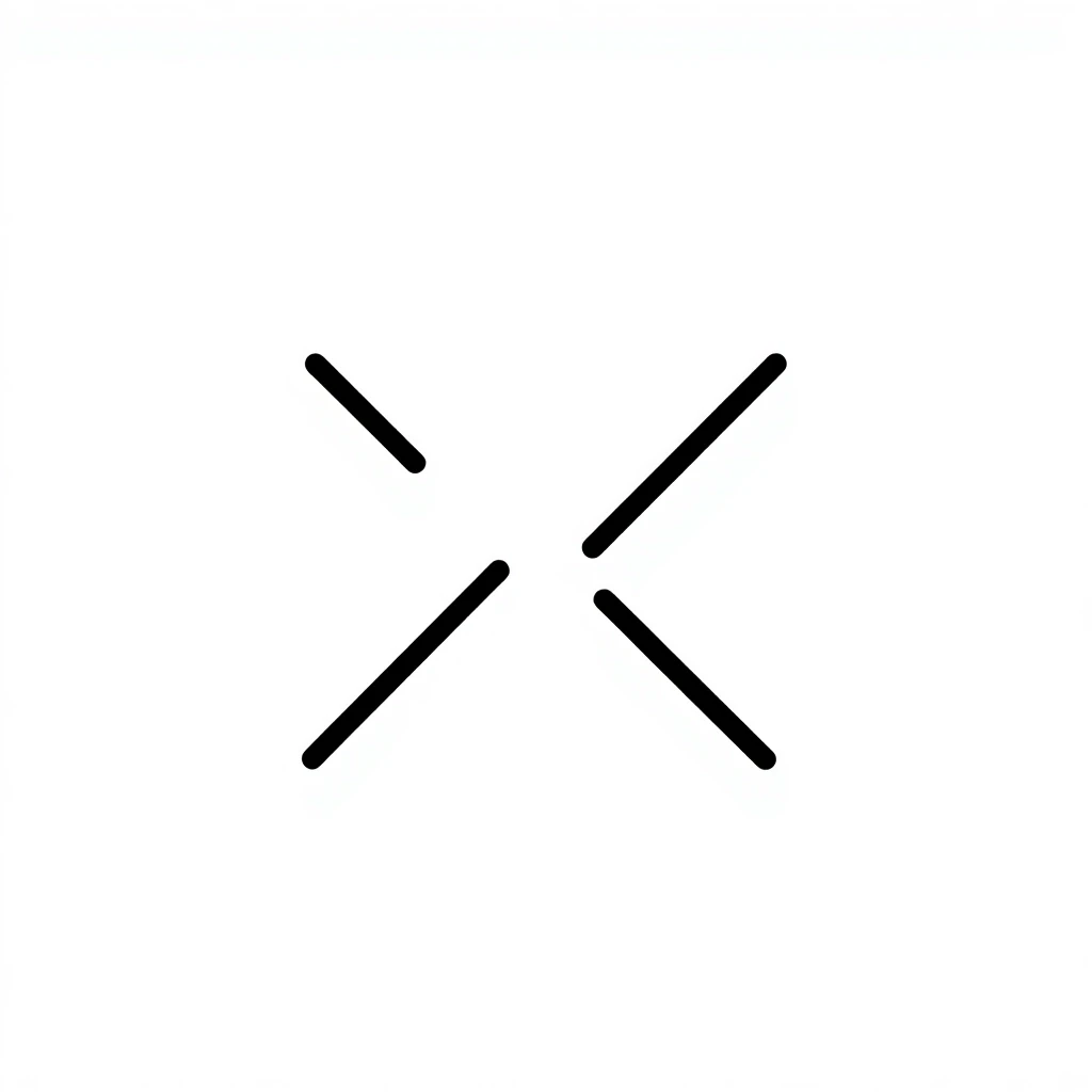minimalist logo, single thin dark grey line on white background, the line has 2–3 sharp angular breaks and continues after them, clean vector style, high contrast, no text, flat…