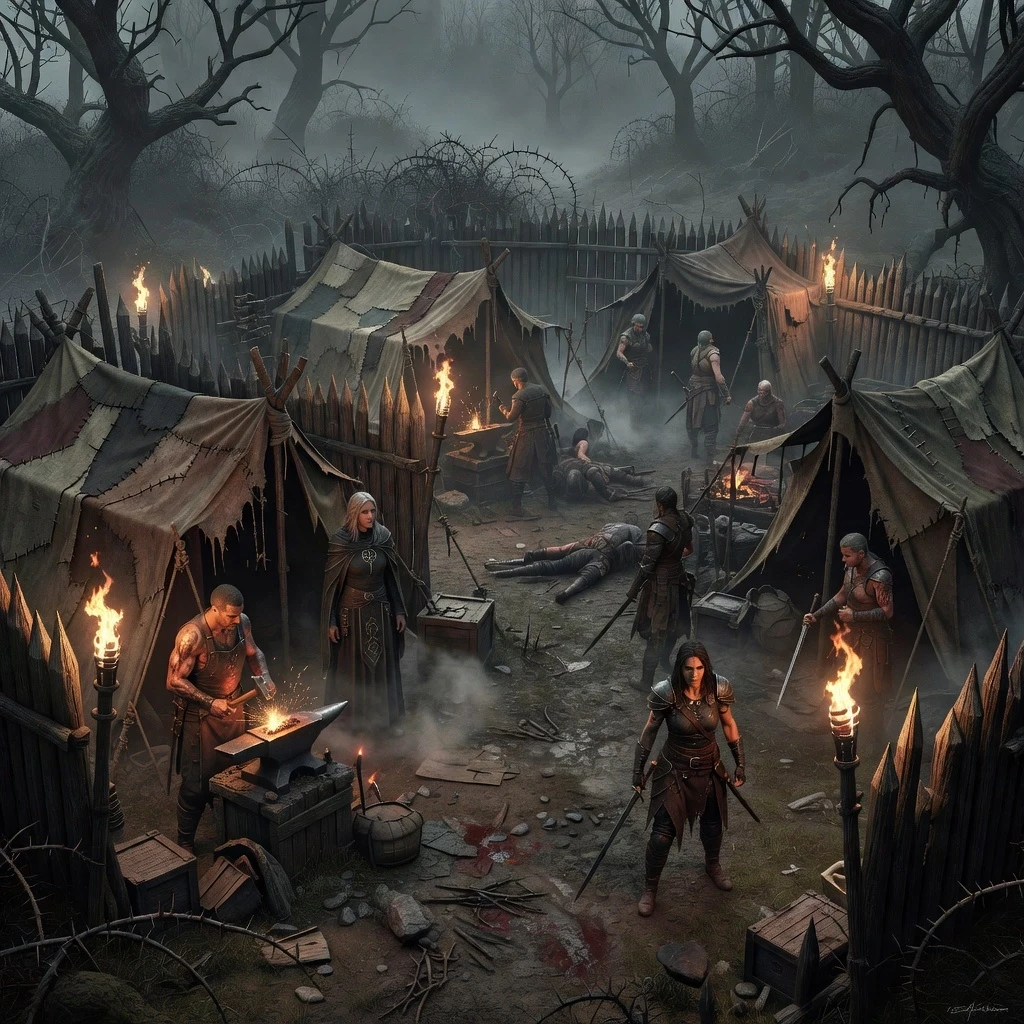 первая база охотниц из Diablo 2 Resurected — работа пользователя Кисть художника