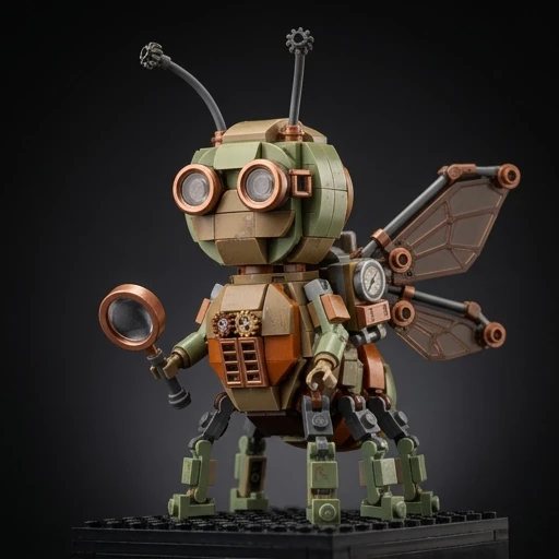 A never-before-seen original LEGO creation: [Maya the Bee]. Designed as a unique custom minifigure or brick-built character NOT found in any official LEGO set, catalog, or fan…