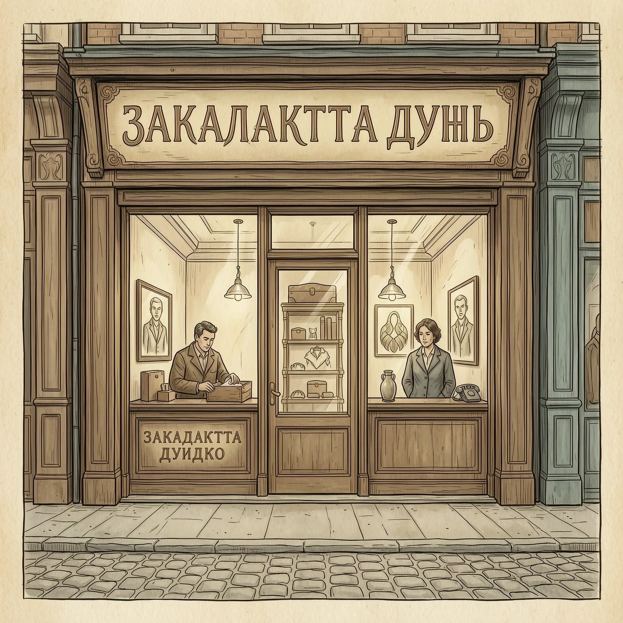 Нужно нарисовать ломбард где закладывают душу. — работа пользователя Яркий Кварк