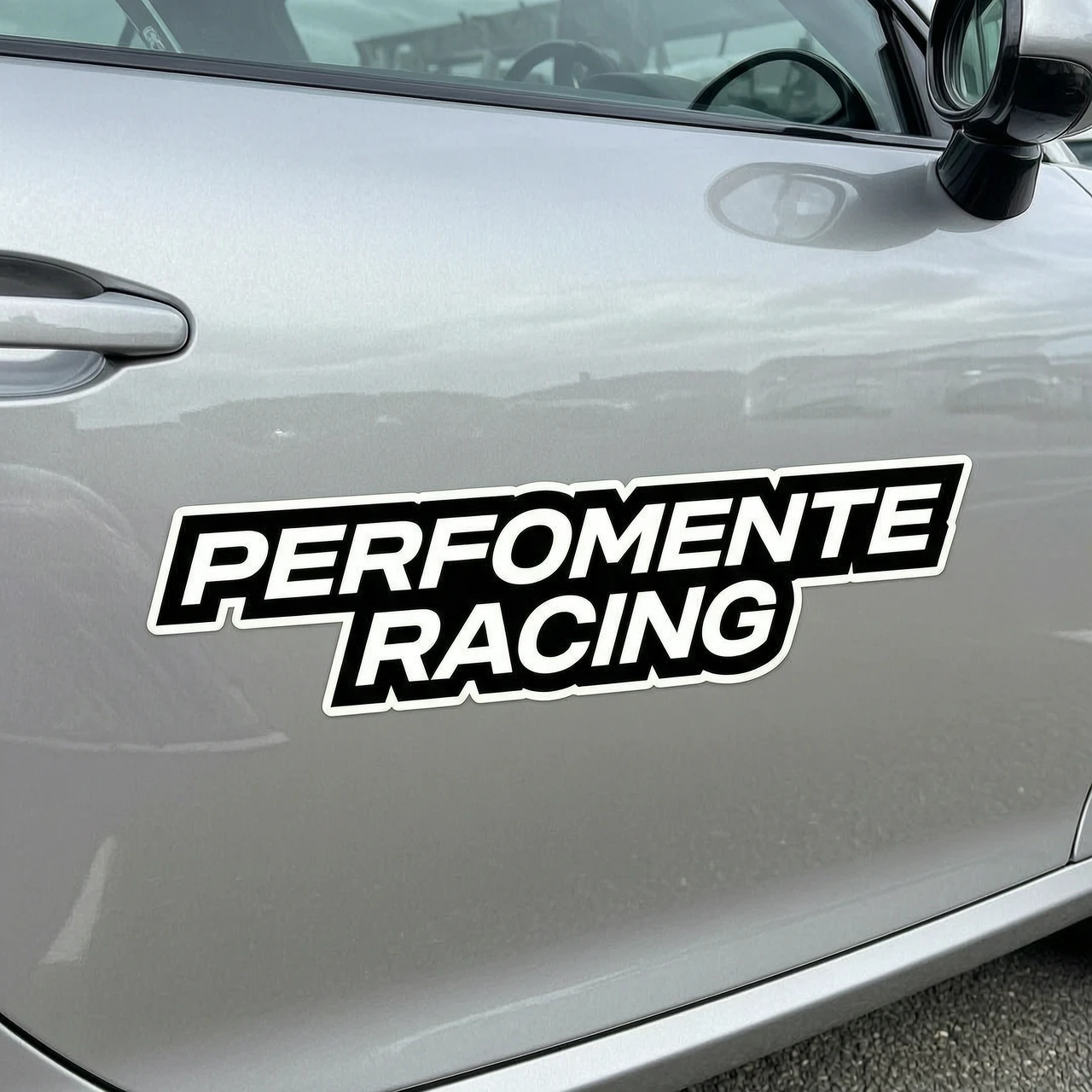 Создай наклейку на машину Perfomante Racing без лишнего — работа пользователя Огромная Искра