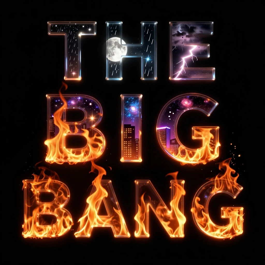 DJ Drunk' - THE BIG BANG THEORY Стиль - фотореализм Тона - черные. Шрифт - буквы прозрачные, внутри которых - огонь,тусовка,город,галактика,луна, дождь,гроза ФОН - ЧЕРНЫЙ —…