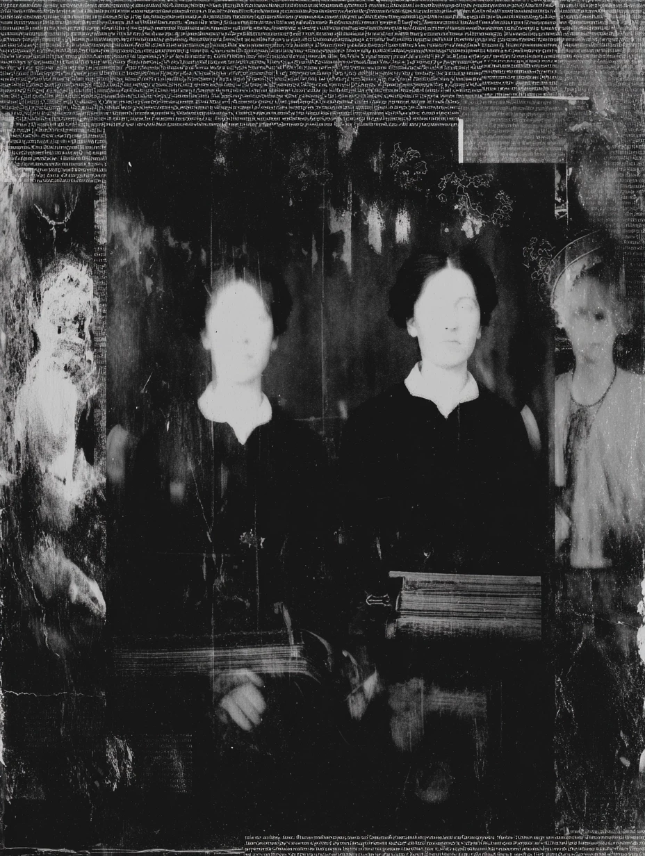 people with mental and paranormal developmental characteristics and psyker abilities of the closed educational institution, slight optical aberrations and fluctuation artifacts…
