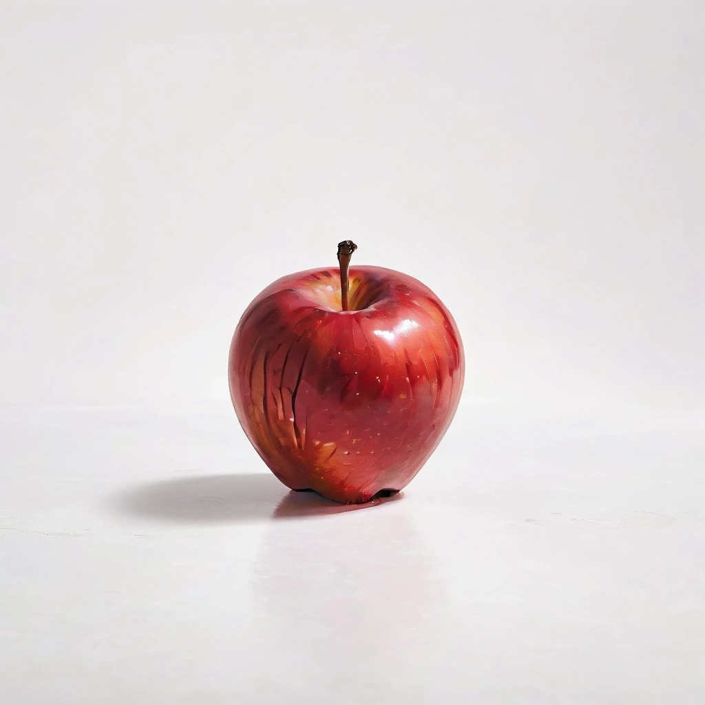 a red apple on a white table — работа пользователя Эффектная Сфера