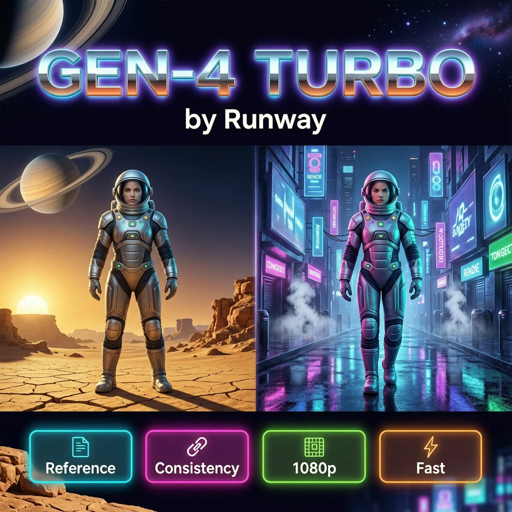 Runway Gen-4 Image Turbo — AI-модель генерации изображений