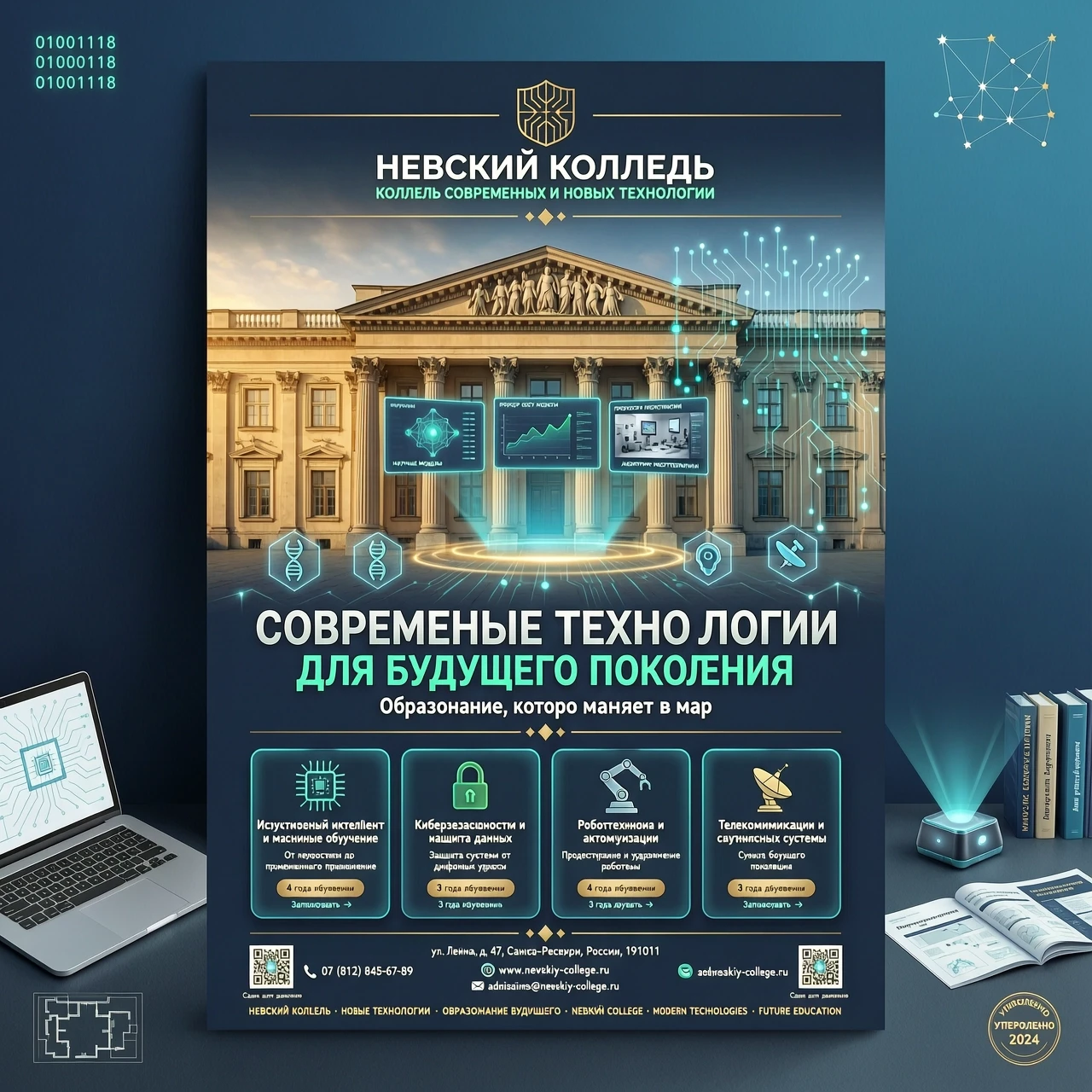 Сделать невский колледж современной и новые технологии — работа пользователя Звёздный Радар