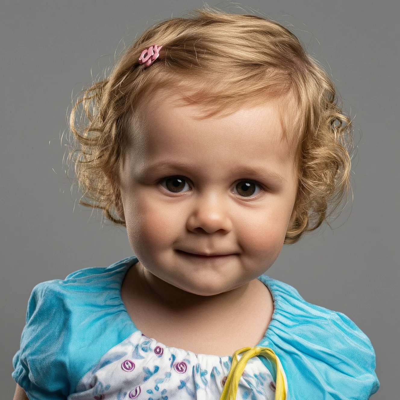 redraw ultra-realistic cinematic portrait of a female kid. high contrast vibrant color grade highlighting skin tones and hair volume. 8k details on hair strands, lip contours,…