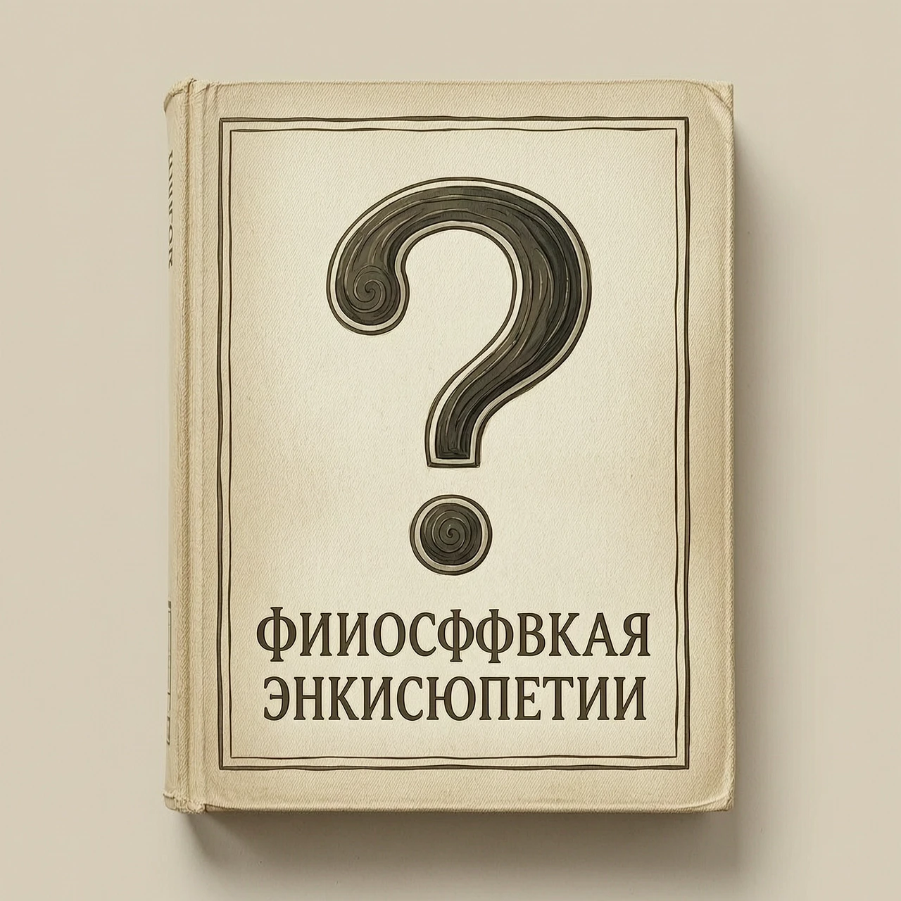 новая философская энциклопедия - под знаком вопроса — работа пользователя Массивная Река