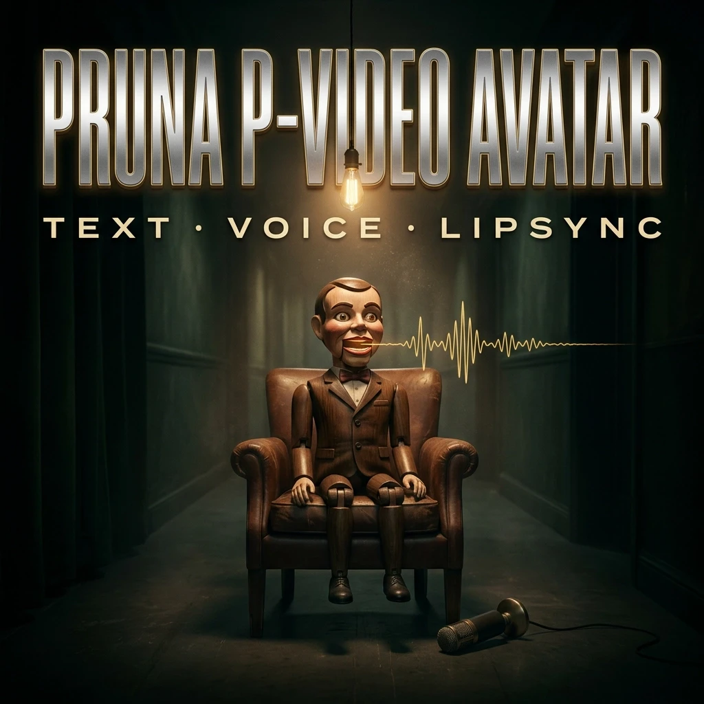 Pruna P-Video Avatar — AI-модель генерации видео
